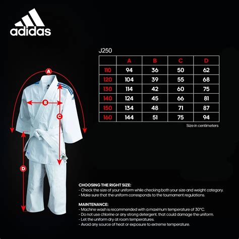 adidas judo|adidas judo gi size chart.